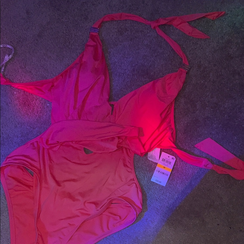 Solid Vibrant Pink Women's Bra